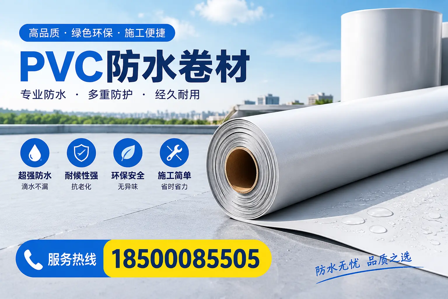 选用PVC防水卷材时需要避开的常见误区,特别是在保定