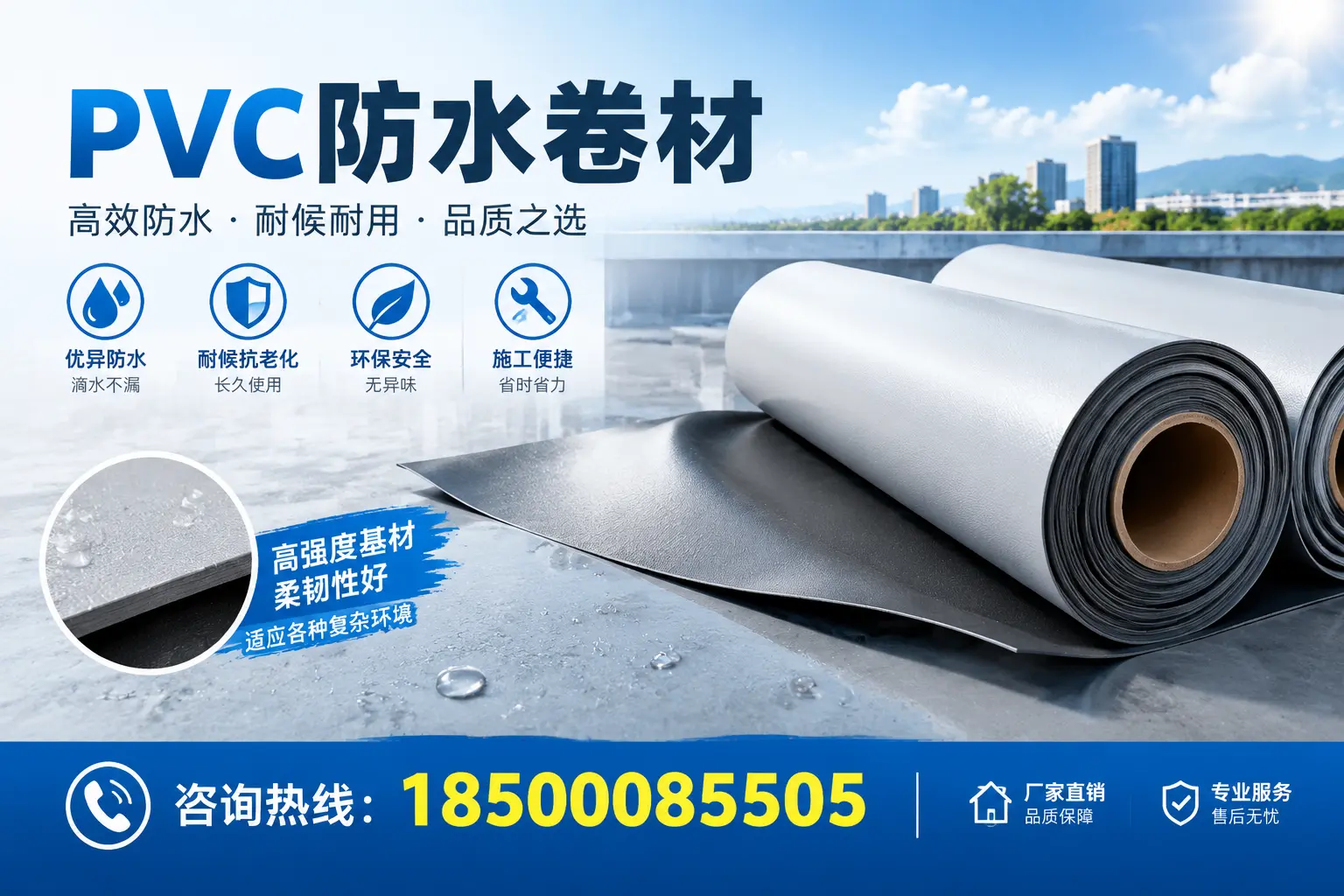 PVC防水卷材的环保特性与可持续发展探讨保定