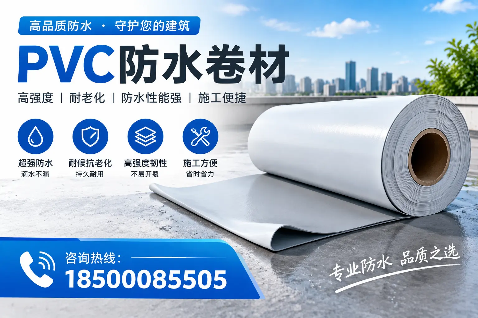如何评估保定的pvc防水卷材质量？